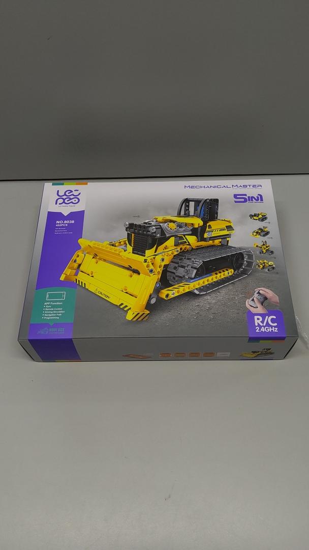 5 in 1 STEM Robot Toy Building Kit, 452 PCS Blocks App & Remote Control Engineering Toys Robotics for Kids Ages 8-12, RC Bulldozer Erector Sets for Boys Girls 6 7 9 10 11 13 14+ Birthday Gifts