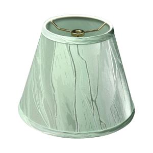 Aspen Creative 32430A, Transitional Hardback Empire Shape Spider Construction Lamp Shade in Light Green, 9" Wide (5" x 9" x 7")