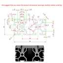 4080 T Slot Aluminum Extrusion for 3D Printer Parts and CNC DIY Black 1500mmX2