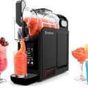 88oz Slushie Machine for Home with No Ice Needed, 5 Preset Programs, Self-Cleaning Function, Quiet Operation, Perfect for Making Frozen Margaritas, Milkshakes, Smoothies, Frappes,Black
