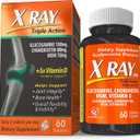 X Ray Dol Triple Action Joint Support Supplement with Glucosamine 1500mg, Chondroitin 800mg, MSM 750mg and 5X Vitamin D for Healthy Joints, Bones & Cartilage - 60 Count per Bottle - 1 Pack