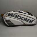 Babolat Pure Wimbledon Racquet Holder x6 Tennis Bag (White), 75 x 32 x 32 cm