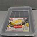 GoodCook Everyday Nonstick Steel Oblong Pan with Lid, 9" x 13", Gray