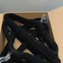 HOUSE DAY Black Velvet Hangers 60 Pack, Non Slip Clothes Felt Hanger Heavy Duty for Coat, Premium Slim Space Saving Suit Hangers for Closet Organizer, 360 Rotating Silver Hook