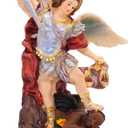 5" Saint Michael The Archangel Statue | Catholic Decoration for Home or Office | Patron Saint of Police and Soldiers | Religious Gift for Confirmation