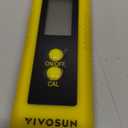 VIVOSUN Digital pH and TDS Meter Kits, 0.01pH High Accuracy Pen Type pH Meter  2% Readout Accuracy 3-in-1 TDS EC Temperature Meter for Hydroponics, Pool and Aquarium, Yellow Blue, UL Certified