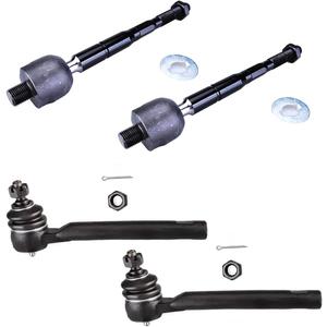 4pc Front Outer Inner Tie Rod End Kit ES800224 EV800226 for Honda Odyssey 2005 2006 2007 2008 2009 2010, Steering Front Outer Tie Rod Ends and Front Inner Tie Rod Ends for Honda Odyssey