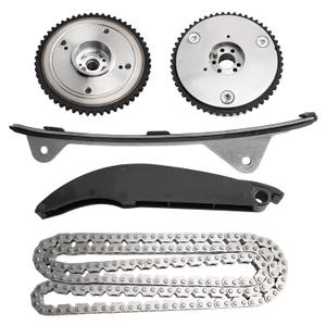 Engine Timing Chain KitCompatible with 2017-2020 Elantra & 2018-2021 Kona & 2019-2021 Velo-Ster & 2019-2022 Forte & 2017-2018 Forte5 2.0L L4 EngineReplace# 24350-2E700 24321-2E010 Set of 6