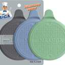 MR.SIGA Silicone Bathtub Stopper, Drain Stopper for Shower, Sink, 5.1" Diameter, 3 Pack
