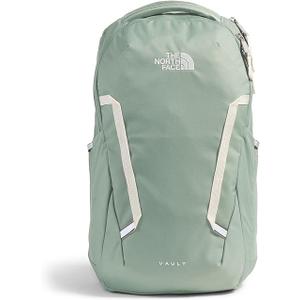 THE NORTH FACE Women's Vault Everyday Laptop Backpack | Commuter Travel Bag with Water-Repellent Finish, Spacious Main Compartment, Slate Moss/White Dune, One Size THE NORTH FACE Women's Vault Everyday Laptop Backpack | Commuter Travel Bag with Water-Repellent Finish, Spacious Main Compartment, Slate Moss/White Dune, One Size