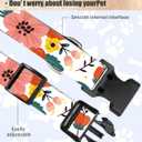 SXboxing Dog Collar, Cute Dog Collar for Small Medium Large Dogs, Personalized Adjustable Soft Pet Collars with Quick Release Buckle for Walking Running, Cute Red Floral