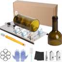 Glass Bottle Cutter, Glass Cutter Tool Kit for Round Bottles, Bottle Cutter DIY Machine for Cutting Beer, Whiskey, Champagne and soda