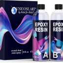 Epoxy Resin Kit 16 Ounce- (8oz Resin + 8oz Hardener) Resin Epoxy Craft Kit Gift- Non-Toxic, Crystal Clear, Odor-Free, UV Resistant, High Gloss Art Resin - Craft Stunning Creations with Ease (16oz)