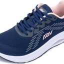 AOVWide Toe Box Shoes Women Arch Support Walking Shoes for Plantar Fasciitis Orthotic Air Tennis Sneakers, Size 11 