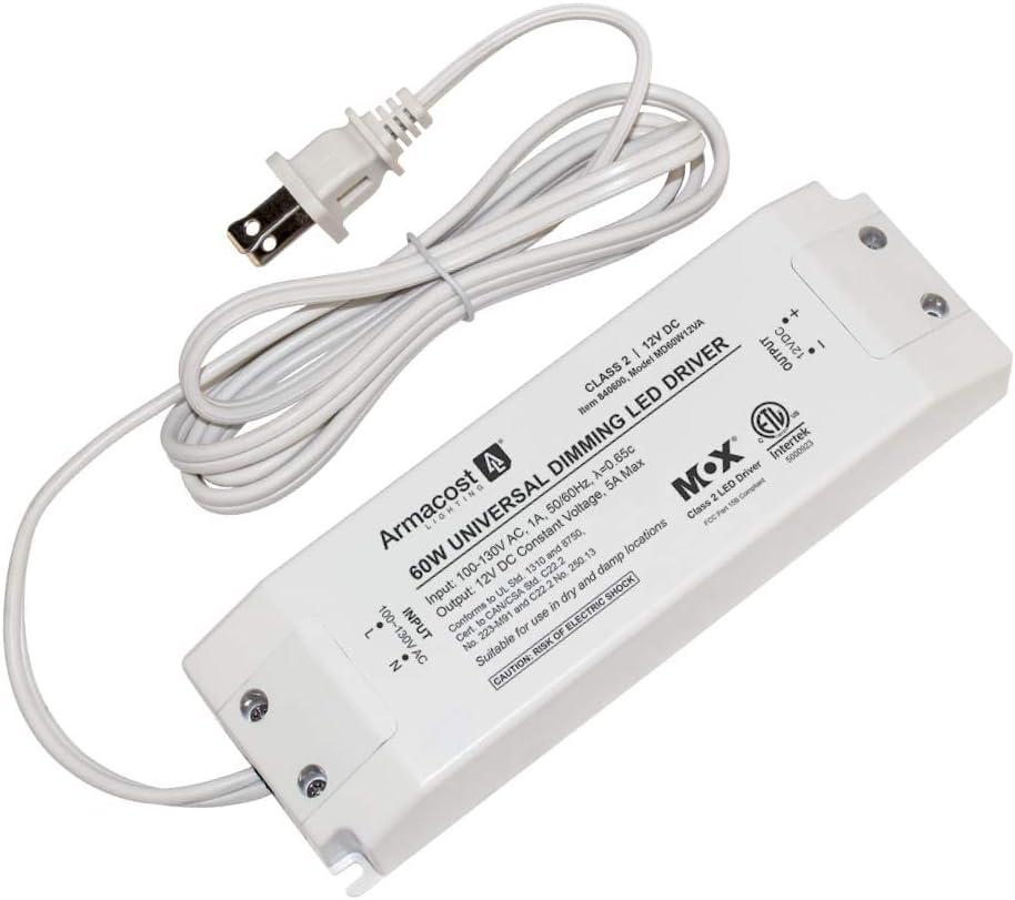 Armacost Lighting 60-Watt Universal Dimmable 12V DC LED Driver TRIAC 840600
