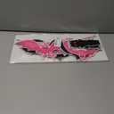 20Pcs Halloween Garage Decoration Magnet Stickers Black Pink Bat Refrigerator Decals Magnet Stickers for Party Home Door Dishwasher Decor