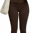 Women Workout Sets 2 Piece Seamless Yoga Outfits Long Sleeve Zip up Jacket High Waist Leggings Athletic Gym Set (Large, Brown)