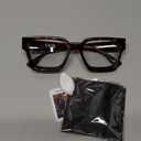 livho Oversized up to 99% Blue Light Blocking Glasses for Woman - Rectangle Fashion Glasses for Computer, Chic Preppy Frame