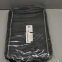 Bosynoy Bowling Ball Bag for Single Ball with Shoe Compartment, 1 Ball Bowling Tote Carrier Fits Shoes Up to Mens Size 14 with Padded Holder & Mutiple Pockets, Black