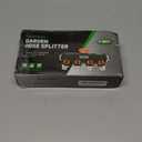 VIVOSUN Garden Hose Splitter 4 Way, Heavy Duty Water Hose Connector 3/4", Water Hose Manifold, Faucet Adapter with Comfortable Rubberized Grip for Drip Irrigation, Lawns