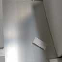 28x32 Silver Bathroom Mirror for Wall, Brushed Metal Framed Bathroom Vanity Mirror, Modern Rounded Corner Rectangle Mirror, Anti-Rust (Horizontal/Vertical)