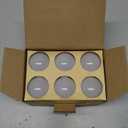 E12 Small Candelabra Base Amber Sleep Light Bulb Dimmable1600K Blue Light Blocking, A15 Warm Night Light Bulbs 25W 40W Equivalent, 3W 300LM Dim Lamp Bulbs for Healthy Sleep, Bedroom 6Pack