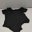 SlimMe Short Sleeve Bodysuit for Women, Thong Shapewear, Tummy Control Shapewear, Shaping Bodysuit - XL