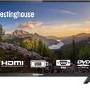 Westinghouse 24 Inch TV with DVD Player Built in, 720p HD LED Small Flat Screen Non-Smart Television DVD Combo with HDMI, USB, & Parental Controls, Monitor for Home, Kitchen, or RV Camper