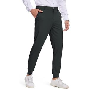 Tapata Men's 29/30/32/34 Inseam 4-Way Stretch Golf Joggers Slim Fit Regular Tall Athletic Sweatpants Casual Dress Pants XXL