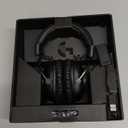 Logitech G Pro X Wired Gaming Headset: Blue VO!CE Detachable Boom Mic, DTS 7.1, 50 mm Drivers, USB/3.5mm Aux, Spare Memory Foam Ear Pads, USB DAC & Bag Included - Black