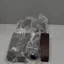 TURSTIN Set of 8 Furniture Legs 8 Inch Square Solid Wood Couch Legs Replacement Sofa Legs Mid Century Furniture Feet for Armchair Bed Dresser Cabinet Include Installation Hardware, Brown