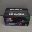 1200W Fog Machine, Smoke Machine Fog with Disco Ball Lights, 6000CFM with 13-Color LED Effects, Wired And Wireless Remote Controls, Ideal for Indoor, Outdoor, Wedding, Parties, and Halloween (Black C01)