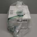 Simple Deluxe 6L Portable Mini Fridge with Observation Window, Warmer and Cooler 9 Cans Compact Refrigerator, 100% Freon-Free & Eco Friendly, White