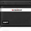 Fire Proof Bag for Documents 5200F Heat Insulated,13.9 X 10.6Fireproof Money Bag with Zipper,8 Layers of Protective Materials Waterproof Document Pouch for Cash,Valuables,Documents(Black) (Large size)