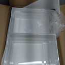 6 Pack Extra Large Acrylic Buffet Risers - 14, 12, 10 White Display Stands with Hollow Bottoms, Cube Riser Boxes Nesting for Dessert Food Catering Buffet Display Party Supplies