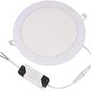BSOD LED Panel Light 3W 4W 6W 9W 12W 15W 18W 24W Flat Lamp Round Ultra-Thin Recessed Ceiling Light Downlight Fixture Kit (Cool White, 9W)
