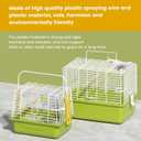 Small Bird cage,Travel Cage for Birds and Small Animals, Parakeet cage,Bird Carrier Travel cage,Bird Travel cage, jaulas para pjaros,Green,(Size:S,M,L) (S)