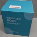 Cottonblue Weighted Lap Blanket 7lbs, Cozy Luxury Crystal Velvet Weighted Blanket for Adults, Small Weighted Blanket for Relaxation, Sleeping, Travel, Grey, 29" x 24"