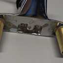 Sink Mixing Valve Switch Bathroom Accesories Stainless Steel Sink Mixer Tap Valve Tool Double-Hole Hot and Cold Water Faucet Bathroom(Zinc Alloy)