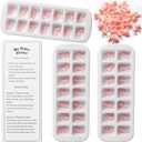 My Water Broke Baby Shower Game with 80 Mini Plastic Babies, 3 Ice Cube Trays and 1 Sign, Used for Ice Baby Shower Games, White