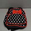 Voikukka Cute Little Girls Mini Backpack Kid Book Bags Mini Mouse Backpacks for Toddler Girl Backpacks Small Preschool Kids Backpack Toddler Bookbag Children Travel Daycare Bag Child Backpack (Black)