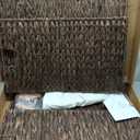 Best Choice Products 13x13 In Pack of 5 Cube Storage Baskets, Water Hyacinth Multipurpose Collapsible Organizers, Handwoven Laundry Totes for Laundry, Living Room, Kids Room & Nursery - Brown