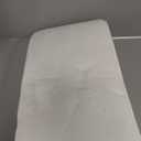 Genteele Memory Foam Bath Mat Non Slip Absorbent Super Cozy Velvet Bathroom Rug Carpet (17 inches X 24 inches, White)