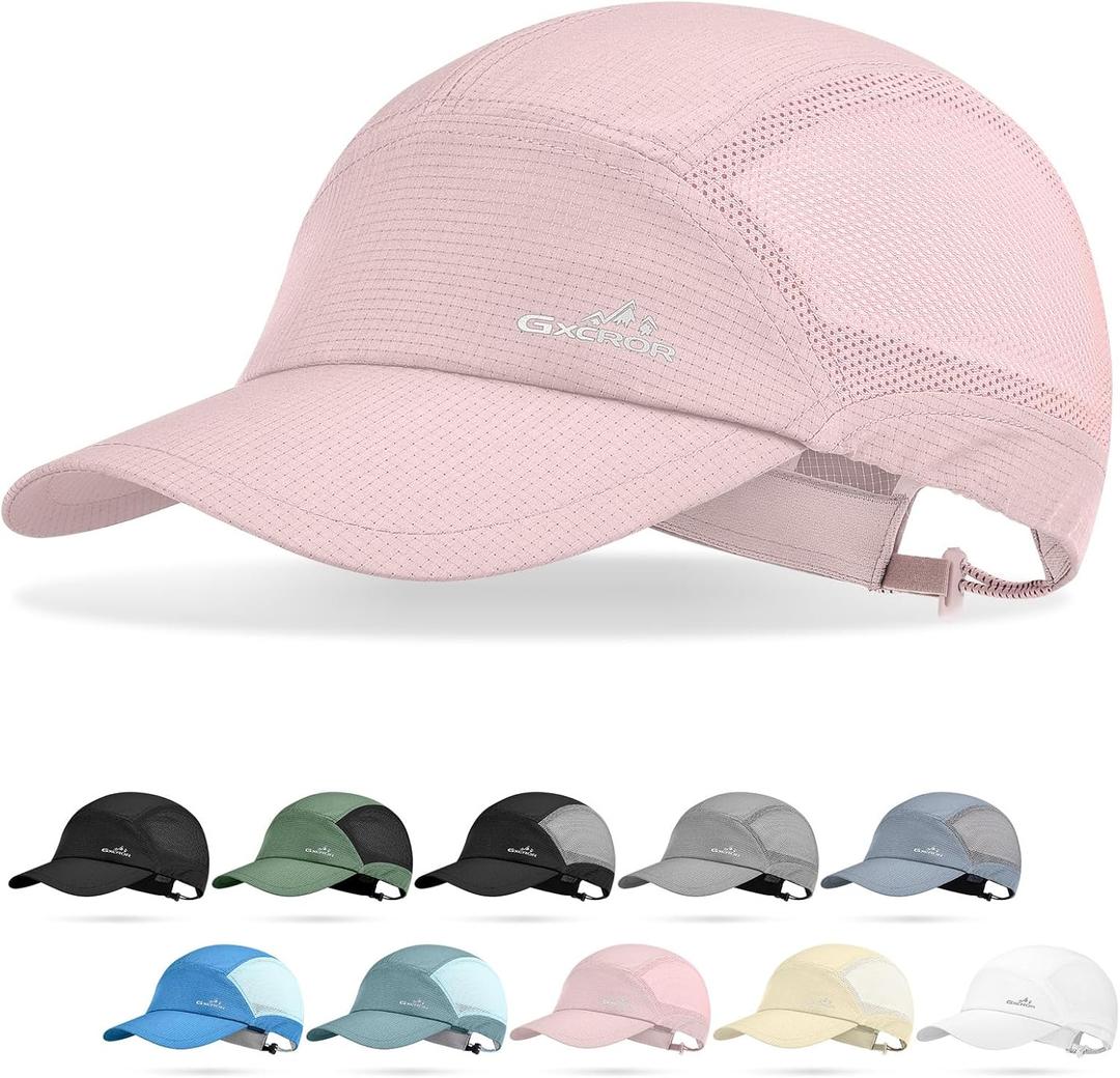 GXCROR Performance Baseball Cap for Men & Women - UPF 50+ Running Hat, Lightweight Quick-Dry Sports Hat for Golf, Hiking, Gym