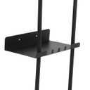 ABOOFAN Wall Mounted Towel Rack No-Drill Installation for Bathroom Detachable Organizer Shelf with High Load Capacity Modern Design for Efficient Wall Storage
