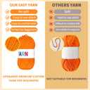 6Pcs Crochet Kits for Beginners with Upgraded Premium Custom Yarn & Step-by-Step Video Tutorials, Ideal Knitting Kit for Crochet Lovers & New Amigurumi Crochet Animal Kit for Adults (MultiColor)