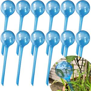 MOONSOUND 12pcs Plant Watering Globes - Automatic Plant Watering Bulbs for Indoor & Outdoor Potted Plants, Durable Plastic Garden Watering Devices