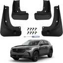 No Drill Mud Flaps for 2023-2026 Mazda CX50 CX-50 SUV, Heavy Duty Front & Rear All Weather Splash Guards Set for Select/Preferred/Premium/Meridian Edition Models, OEM Black Mud Guards, Not Fit Hybrid