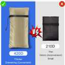 Outdoor Faucet Covers for Winter Freeze Protection, POROLIR Large 20" H x 10" W Thicker Insulation Long Faucet Sock for Outdoor Faucets & Yard Hydrant Hose Bib Insulated Spigot Covers Khaki