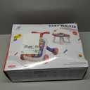 QDRAGON 3 in 1 Baby Walker and Activity Center for Boy, Learning to Walk, Sit to Stand, Early Educational Push Toys with Music Panel for Infant Toddler 12-18 Months Blue